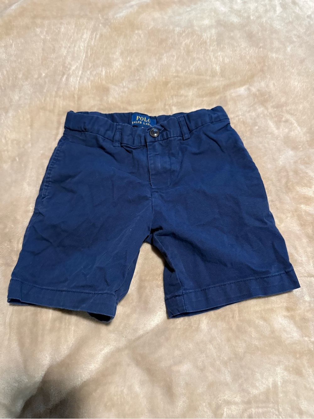 Polo by Ralph Lauren Navy Boys Cotton Shorts